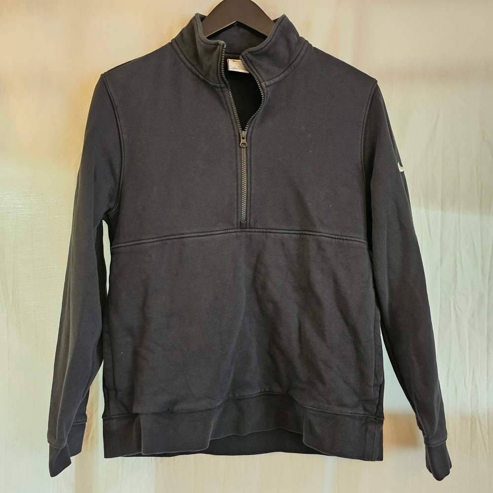 Nike‎ Mens Sportswear Club Fleece Quarter Zip Pullover Black Size Large